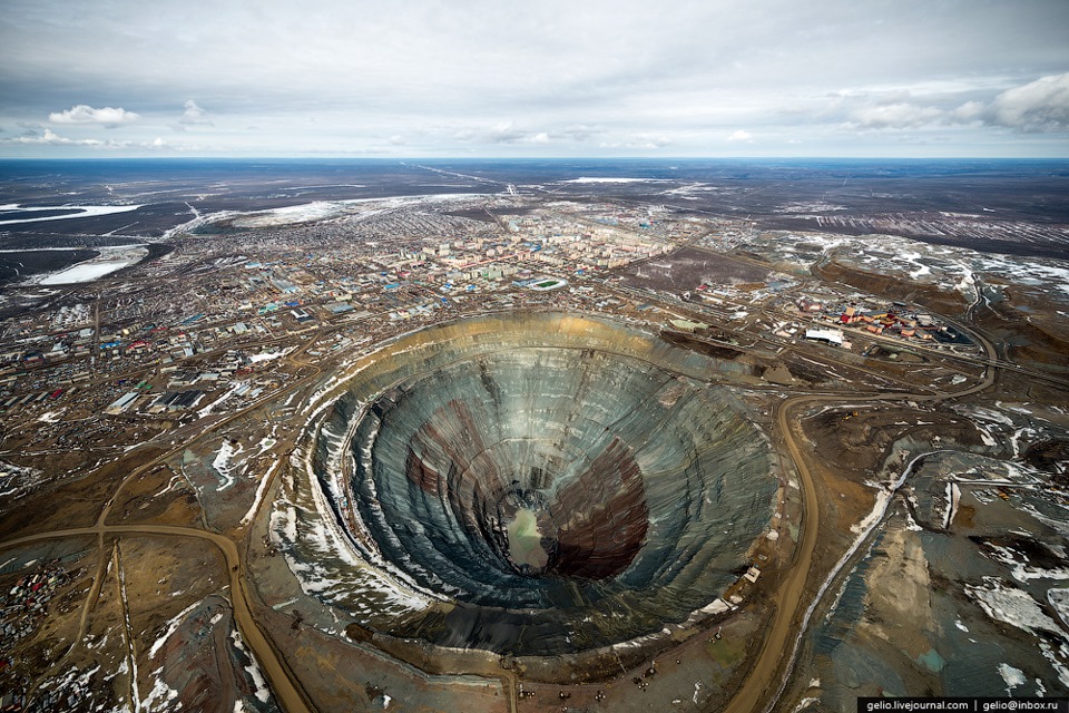 Так выглядит добыча алмазов в Якутии