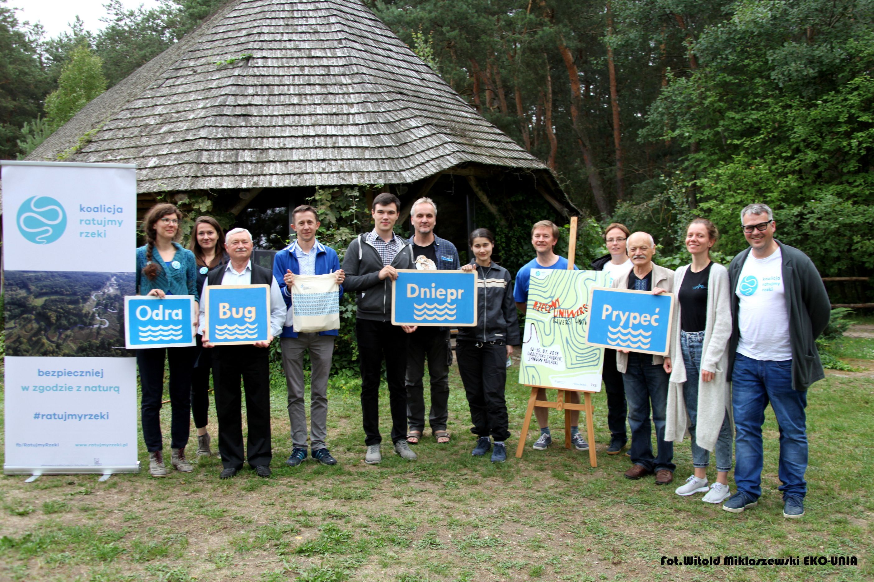 Bahna, Birdlife Belarus, CCB, KRR/Save the River Coalition at the 4th Green Summer Academy of Poland discussing plans of waterways in Eastern Europe and the preservation of freely flowing rivers