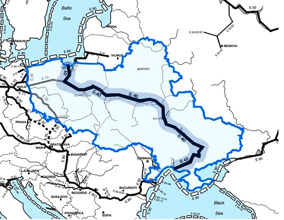 Карта природоохранных территорий вдоль реки Висла @ecopartnerstvo.by