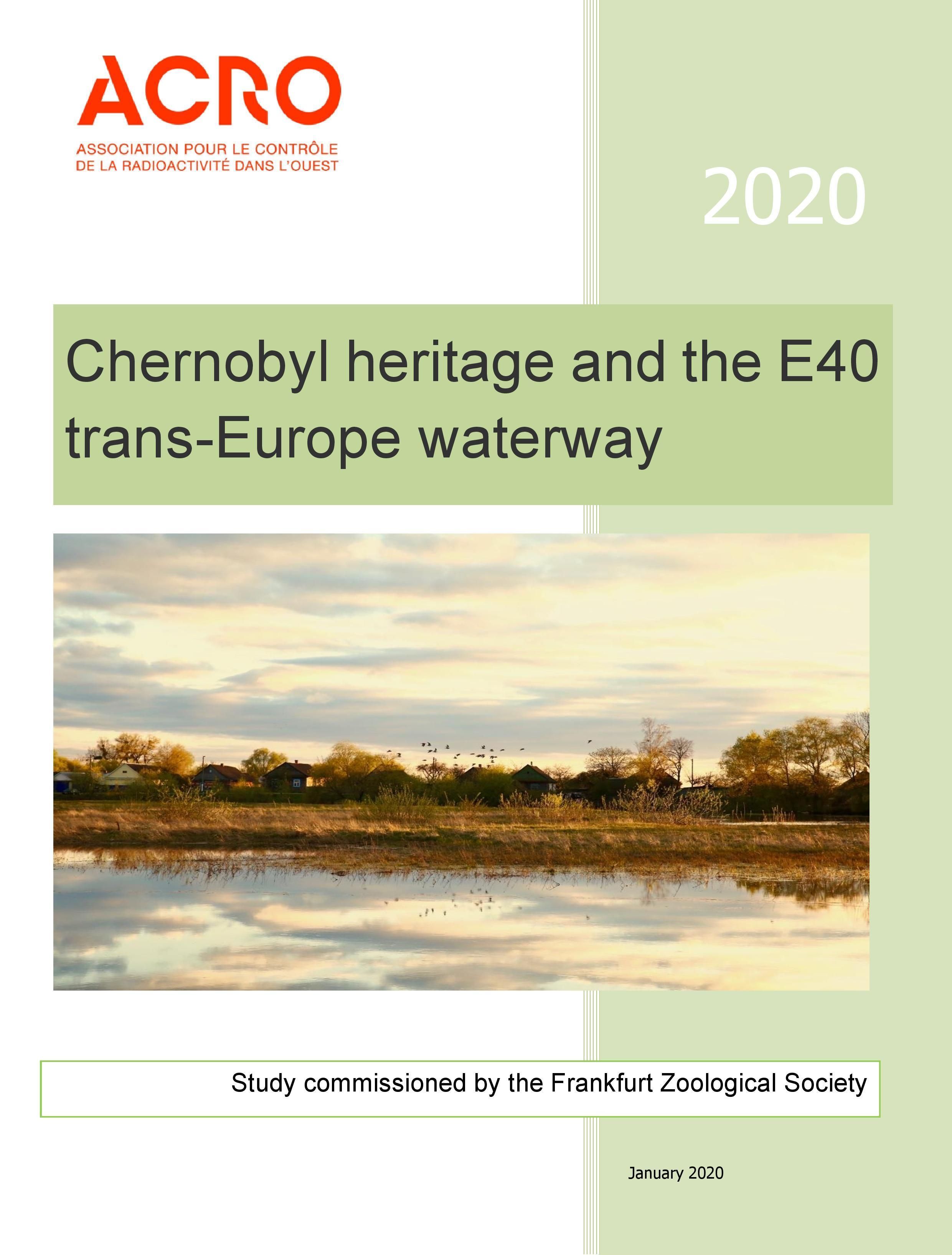 Expert analysis of radioactivity released on Chernobyl’s anniversary undermines entire project E40 waterway