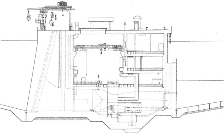 The Polotsk HPP technical drawing© trainer.by