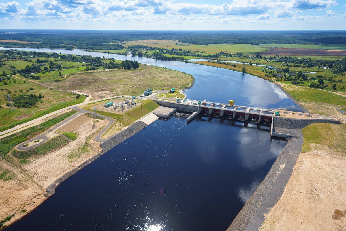 Полоцкая ГЭС на Западной Двине